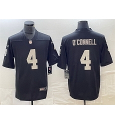 Men Las Vegas Raiders 4 Aidan O 27Connell Black Vapor Untouchable Stitched Football Jersey Men Las Vegas Raiders 4 Aidan O 27Connell Black Vapor Untouchable Stitched Football Jersey
