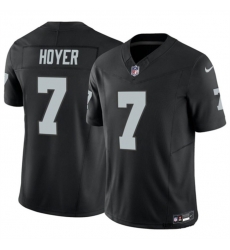 Men Las Vegas Raiders 7 Brian Hoyer Black 2023 F U S E Vapor Untouchable Stitched Football Jersey Men Las Vegas Raiders 7 Brian Hoyer Black 2023 F U S E Vapor Untouchable Stitched Football Jersey
