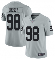 Men Las Vegas Raiders 98 Maxx Crosby Grey Vapor Untouchable Limited Stitched Jersey Men Las Vegas Raiders 98 Maxx Crosby Grey Vapor Untouchable Limited Stitched Jersey