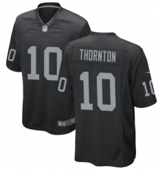 Men Los Angeles Raiders Dont'e Thornton Jr. #10 Black Vapor Limited Stitched Jersey