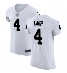 Mens Nike Oakland Raiders 4 Derek Carr White Vapor Untouchable Elite Player NFL Jersey Mens Nike Oakland Raiders 4 Derek Carr White Vapor Untouchable Elite Player NFL Jersey