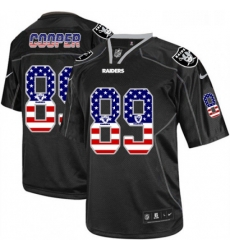 Mens Nike Oakland Raiders 89 Amari Cooper Elite Black USA Flag Fashion NFL Jersey Mens Nike Oakland Raiders 89 Amari Cooper Elite Black USA Flag Fashion NFL Jersey