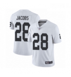 Mens Oakland Raiders 28 Josh Jacobs White Vapor Untouchable Limited Player Football Jersey Mens Oakland Raiders 28 Josh Jacobs White Vapor Untouchable Limited Player Football Jersey