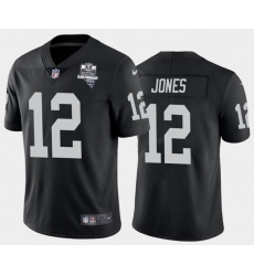 Men's Oakland Raiders Black #12 Zay Jones 2020 Inaugural Season Vapor Limited Stitched NFL Jersey Men's Oakland Raiders Black #12 Zay Jones 2020 Inaugural Season Vapor Limited Stitched NFL Jersey