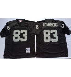 Mitchell And Ness Raiders #83 Ted Hendricks balck Throwback Stitched NFL Jersey Mitchell And Ness Raiders #83 Ted Hendricks balck Throwback Stitched NFL Jersey