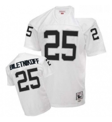 Mitchell and Ness Oakland Raiders 25 Fred Biletnikoff White Authentic Throwback NFL Jersey Mitchell and Ness Oakland Raiders 25 Fred Biletnikoff White Authentic Throwback NFL Jersey