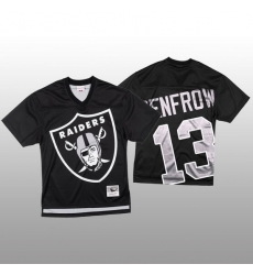 NFL Las Vegas Raiders 13 Hunter Renfrow Black Men Mitchell 26 Nell Big Face Fashion Limited NFL Jersey NFL Las Vegas Raiders 13 Hunter Renfrow Black Men Mitchell 26 Nell Big Face Fashion Limited NFL Jersey