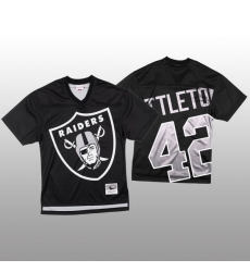 NFL Las Vegas Raiders 42 Cory Littleton Black Men Mitchell 26 Nell Big Face Fashion Limited NFL Jersey NFL Las Vegas Raiders 42 Cory Littleton Black Men Mitchell 26 Nell Big Face Fashion Limited NFL Jersey