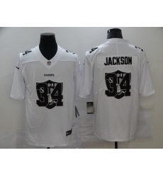 Nike Las Vegas Raiders 34 Bo Jackson White Shadow Logo Limited Jersey Nike Las Vegas Raiders 34 Bo Jackson White Shadow Logo Limited Jersey