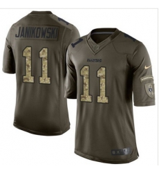 Nike Oakland Raiders #11 Sebastian Janikowski Green Men 27s Stitched NFL Limited Salute to Service Jersey Nike Oakland Raiders #11 Sebastian Janikowski Green Men 27s Stitched NFL Limited Salute to Service Jersey