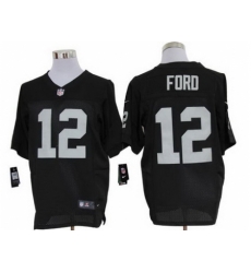 Nike Oakland Raiders 12 Jacoby Ford Black Elite NFL Jersey Nike Oakland Raiders 12 Jacoby Ford Black Elite NFL Jersey