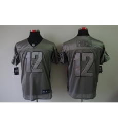 Nike Oakland Raiders 12 Jacoby Ford Grey Elite Shadow NFL Jersey Nike Oakland Raiders 12 Jacoby Ford Grey Elite Shadow NFL Jersey