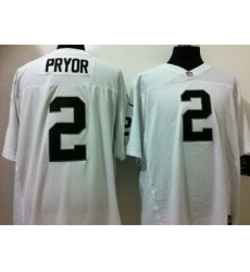 Nike Oakland Raiders 2 Terrelle Pryor White Elite NFL Jersey Nike Oakland Raiders 2 Terrelle Pryor White Elite NFL Jersey