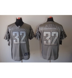 Nike Oakland Raiders 32 Marcus Allen Grey Elite Shadow NFL Jersey Nike Oakland Raiders 32 Marcus Allen Grey Elite Shadow NFL Jersey