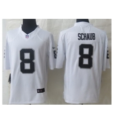 Nike Oakland Raiders 8 Matt Schaub White Game NFL Jersey Nike Oakland Raiders 8 Matt Schaub White Game NFL Jersey