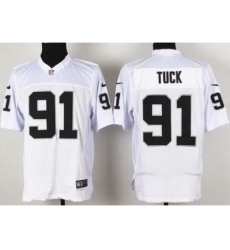 Nike Oakland Raiders 91 Justin Tuck White Elite NFL Jersey Nike Oakland Raiders 91 Justin Tuck White Elite NFL Jersey