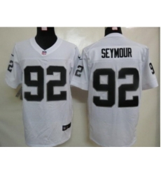 Nike Oakland Raiders 92 Richard Seymour White Elite NFL Jersey Nike Oakland Raiders 92 Richard Seymour White Elite NFL Jersey