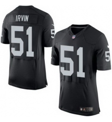 Nike Raiders #51 Bruce Irvin Black Team Color Mens Stitched NFL New Elite Jersey Nike Raiders #51 Bruce Irvin Black Team Color Mens Stitched NFL New Elite Jersey