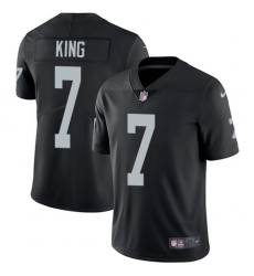 Nike Raiders #7 Marquette King Black Team Color Mens Stitched NFL Vapor Untouchable Limited Jersey Nike Raiders #7 Marquette King Black Team Color Mens Stitched NFL Vapor Untouchable Limited Jersey