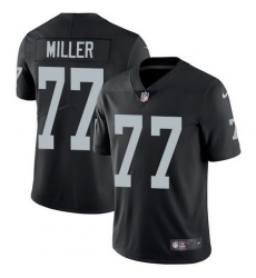 Nike Raiders #77 Kolton Miller Black Team Color Mens Stitched NFL Vapor Untouchable Limited Jersey Nike Raiders #77 Kolton Miller Black Team Color Mens Stitched NFL Vapor Untouchable Limited Jersey