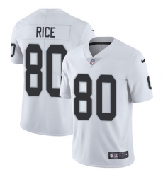 Nike Raiders #80 Jerry Rice White Mens Stitched NFL Vapor Untouchable Limited Jersey Nike Raiders #80 Jerry Rice White Mens Stitched NFL Vapor Untouchable Limited Jersey