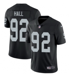 Nike Raiders #92 P J Hall Black Team Color Mens Stitched NFL Vapor Untouchable Limited Jersey Nike Raiders #92 P J Hall Black Team Color Mens Stitched NFL Vapor Untouchable Limited Jersey