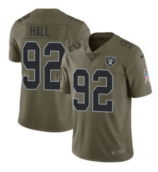 Nike Raiders #92 P J Hall Olive Mens Stitched NFL Limited 2017 Salute To Service Jersey Nike Raiders #92 P J Hall Olive Mens Stitched NFL Limited 2017 Salute To Service Jersey