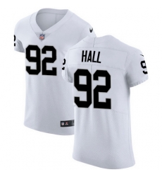 Nike Raiders #92 P J Hall White Mens Stitched NFL Vapor Untouchable Elite Jersey Nike Raiders #92 P J Hall White Mens Stitched NFL Vapor Untouchable Elite Jersey