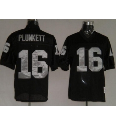 Oakland Raiders 16 Jim Plunkett Black M&N Throwback NFL Football Jerseys Oakland Raiders 16 Jim Plunkett Black M&N Throwback NFL Football Jerseys