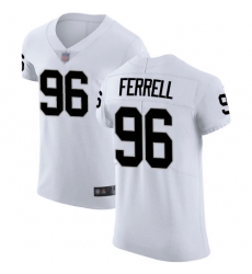 Raiders 96 Clelin Ferrell White Men Stitched Football Vapor Untouchable Elite Jersey Raiders 96 Clelin Ferrell White Men Stitched Football Vapor Untouchable Elite Jersey