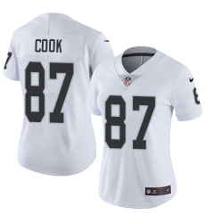 Nike Raiders #87 Jared Cook White Womens Stitched NFL Vapor Untouchable Limited Jersey Nike Raiders #87 Jared Cook White Womens Stitched NFL Vapor Untouchable Limited Jersey