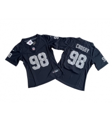 Women Las Vegas Raiders 98 Maxx Crosby Black F U S E Vapor Stitched Jersey Women Las Vegas Raiders 98 Maxx Crosby Black F U S E Vapor Stitched Jersey