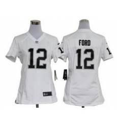 Women Nike Oakland Raiders #12 Jacoby Ford White Nike NFL Jerseys Women Nike Oakland Raiders #12 Jacoby Ford White Nike NFL Jerseys