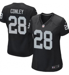 Womens Oakland Raiders #28 Gareon Conley Black Jersey Womens Oakland Raiders #28 Gareon Conley Black Jersey
