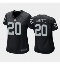 women damon arnette las vegas raiders black game jersey women damon arnette las vegas raiders black game jersey