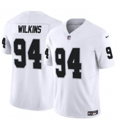 Youth Las Vegas Raiders 94 Christian Wilkins White 2024 F U S E Stitched Football Jersey Youth Las Vegas Raiders 94 Christian Wilkins White 2024 F U S E Stitched Football Jersey