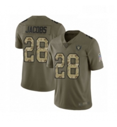 Youth Oakland Raiders 28 Josh Jacobs Limited Olive Camo 2017 Salute to Service Football Jersey Youth Oakland Raiders 28 Josh Jacobs Limited Olive Camo 2017 Salute to Service Football Jersey