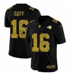 Men Los Angeles Rams 16 Jared Goff Men Nike Leopard Print Fashion Vapor Limited NFL Jersey Black Men Los Angeles Rams 16 Jared Goff Men Nike Leopard Print Fashion Vapor Limited NFL Jersey Black