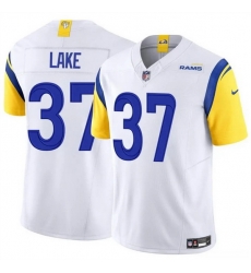Men Los Angeles Rams 37 Quentin Lake White 2025 F U S E  Vapor Untouchable Stitched Football Jersey
