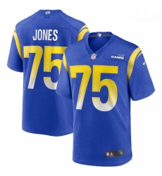 Men Los Angeles Rams #75 Deacon Jones Nike Royal Game Retired Player Jersey Men Los Angeles Rams #75 Deacon Jones Nike Royal Game Retired Player Jersey