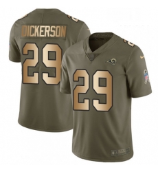 Men Nike Los Angeles Rams 29 Eric Dickerson Limited OliveGold 2017 Salute to Service NFL Jersey Men Nike Los Angeles Rams 29 Eric Dickerson Limited OliveGold 2017 Salute to Service NFL Jersey
