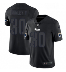 Men Nike Los Angeles Rams 30 Todd Gurley II Limited Black Rush Impact NFL Jersey Men Nike Los Angeles Rams 30 Todd Gurley II Limited Black Rush Impact NFL Jersey
