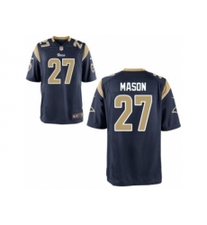 Nike St. Louis Rams 27 Tre Mason Blue Elite NFL Jersey Nike St. Louis Rams 27 Tre Mason Blue Elite NFL Jersey
