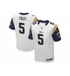 Nike St. Louis Rams 5 Nick Foles white Elite NFL Jersey Nike St. Louis Rams 5 Nick Foles white Elite NFL Jersey