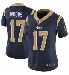 Nike Rams #17 Robert Woods Navy Blue Team Color Womens Stitched NFL Vapor Untouchable Limited Jersey Nike Rams #17 Robert Woods Navy Blue Team Color Womens Stitched NFL Vapor Untouchable Limited Jersey