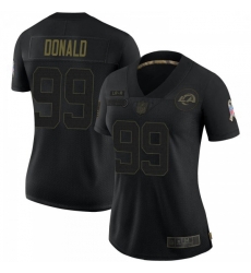 Women Los Angeles Rams Aaron Donald Black 2020 Salute To Service Jersey Women Los Angeles Rams Aaron Donald Black 2020 Salute To Service Jersey