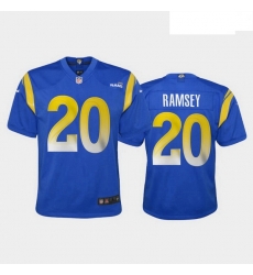 Youth Los Angeles Rams Jalen Ramsey 2020 Vapor Limited Jersey Royal Youth Los Angeles Rams Jalen Ramsey 2020 Vapor Limited Jersey Royal