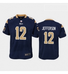 youth van jefferson los angeles rams navy game jersey youth van jefferson los angeles rams navy game jersey