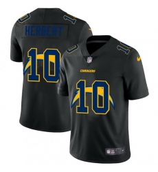 Los Angeles Chargers 10 Justin Herbert Men Nike Team Logo Dual Overlap Limited NFL Jersey Black Los Angeles Chargers 10 Justin Herbert Men Nike Team Logo Dual Overlap Limited NFL Jersey Black
