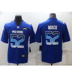 Men Los Angeles Chargers 52 Khalil Mack Royal Pro Bowl Stitched jersey Men Los Angeles Chargers 52 Khalil Mack Royal Pro Bowl Stitched jersey